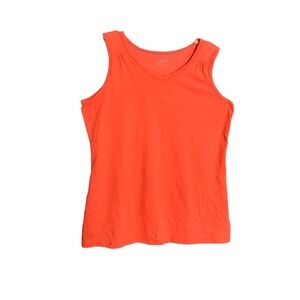 Columbia Orange Sleeveless Active Outdoor Tank Top Womens Large